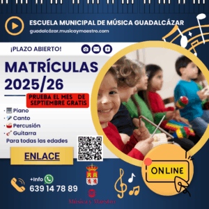 Clases de música en Guadalcázar