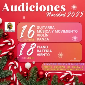 Audiciones Navidad 2025 en Peñarroya-Pueblonuevo