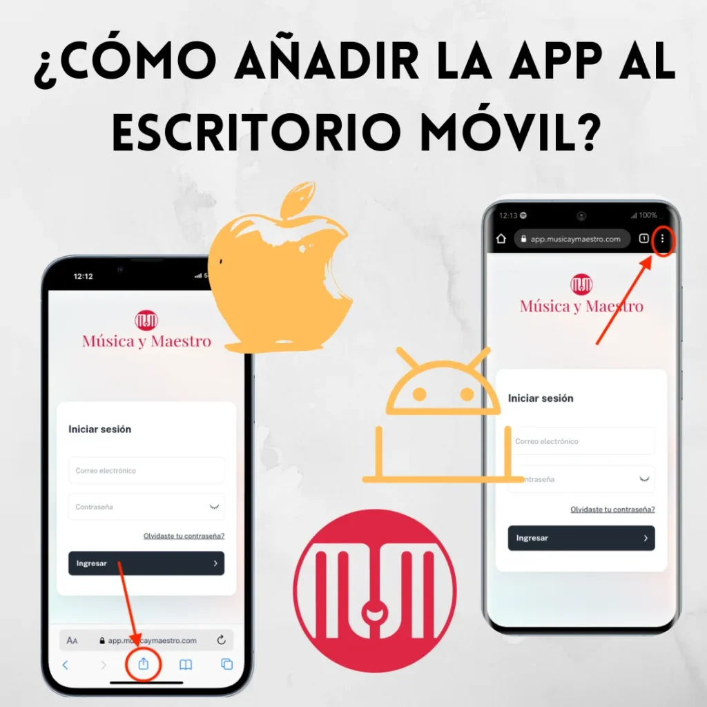 ¿Cómo añadir la App al Escritorio Móvil?