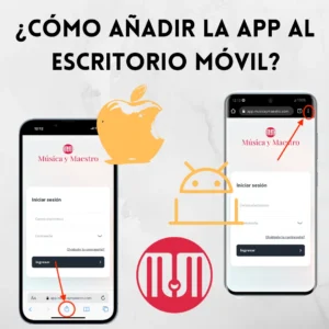 ¿Cómo añadir la App al Escritorio Móvil?