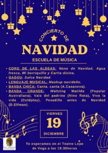 Concierto de Navidad escuela de música Fuente Obejuna 2025