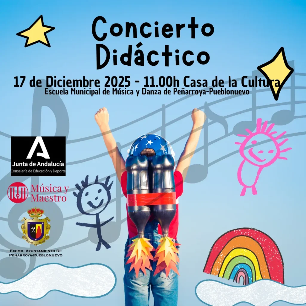Concierto Didáctico para niños en Peñarroya-Pueblonuevo